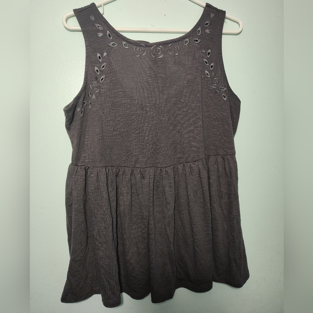 Torrid Crewneck Babydoll Tanktop